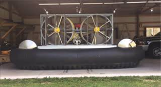 Title: Hovercraft + Pontoon = Hovertoon - Description: Hovercraft + Pontoon = Hovertoon video of the deployment and retraction of pontoons to convert to and from a hovercraft pontoon.